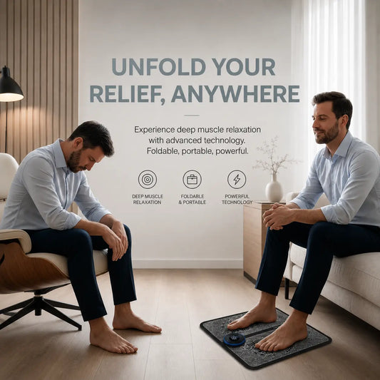 Tired feet after long days? Start a 15-minute foot reset at home.