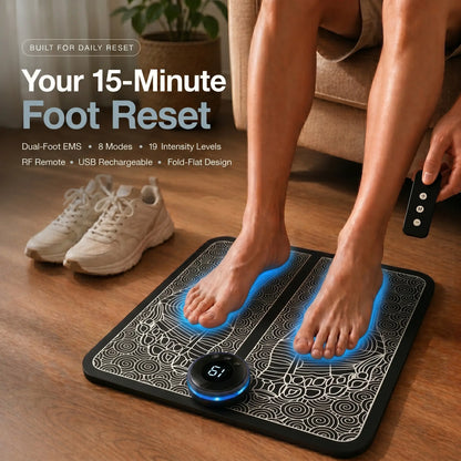 Tired feet after long days? Start a 15-minute foot reset at home.