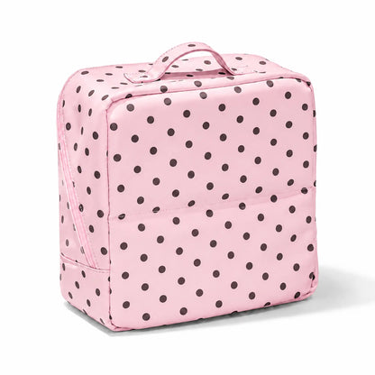 Soft Rose SundayStatus Artist Vanity makeup and brush travel case, front view
